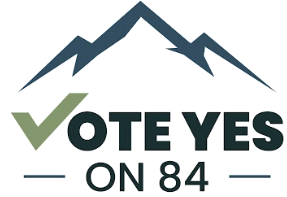 Vote Yes on 84 logo